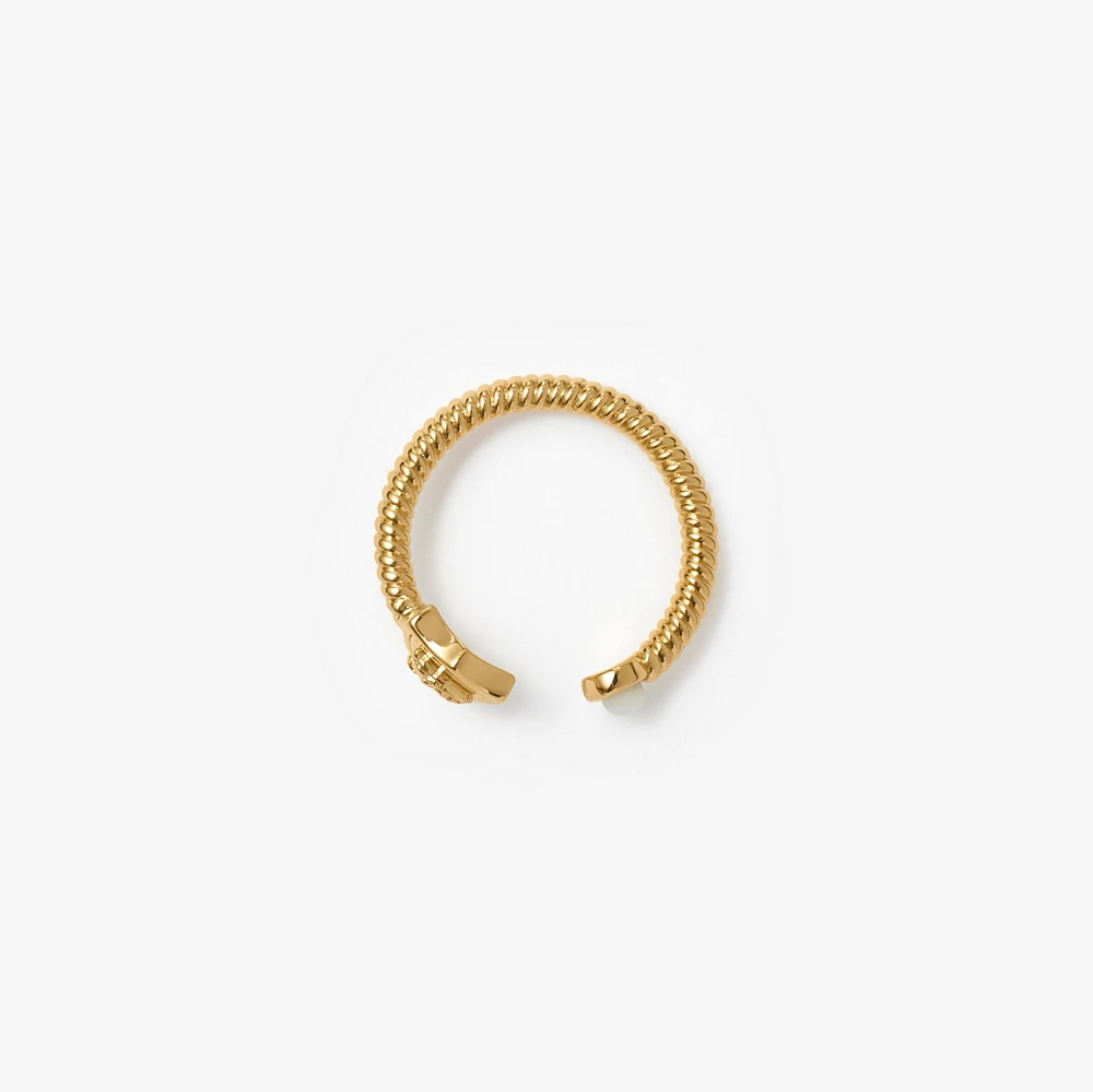 EKD Shield Pearl Ring in Gold/pearl - Women | Burberry® Official