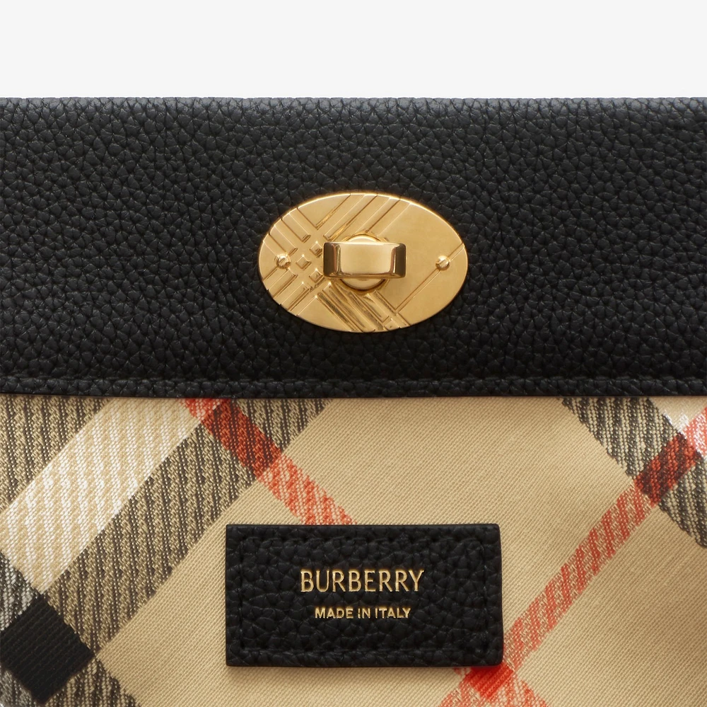Cotswolds Pouch​ in Black - Women, Leather | Burberry® Official