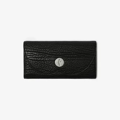 Chess Continental Wallet in Black - Women | Burberry® Official
