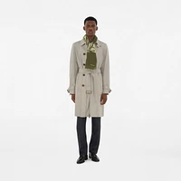 Wide EKD Wool Scarf in Pea | Burberry® Official