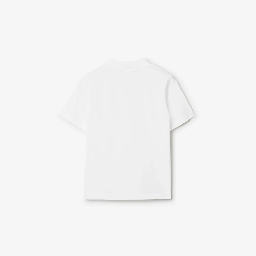 Cotton T-shirt in White | Burberry® Official