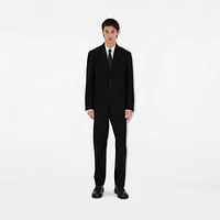 Wool Tailored Jacket in Black - Men | Burberry® Official