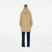Quilted Thermoregulated Coat in Archive beige - Women, Nylon | Burberry® Official