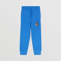 Thomas Bear Appliqué Cashmere Jogging Pants Canvas Blue | Burberry
