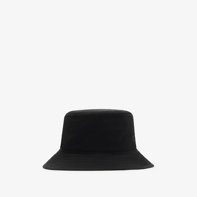 Reversible Gabardine Bucket Hat in Black/sand - Men | Burberry® Official