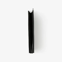 Check Zip Pouch in Charcoal - Men, Canvas | Burberry® Official