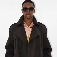 Mid-length Highgrove Gabardine Trench Coat in Cog - Men | Burberry® Official