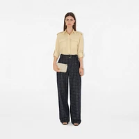 Strand Clutch in Soap - Women, Leather | Burberry® Official