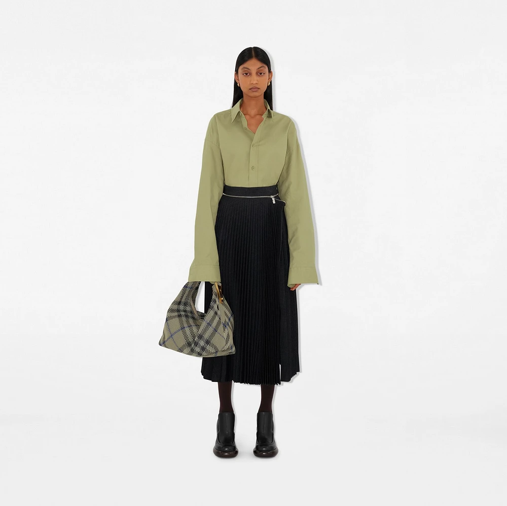 Medium Peg Duffle Bag in Lichen - Women | Burberry® Official