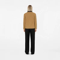 Quilted Barn Jacket in Camel - Women | Burberry® Official