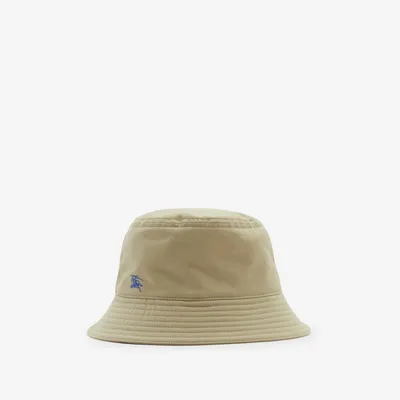 Cotton Bucket Hat in Hunter - Men | Burberry® Official