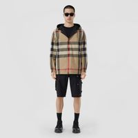 Reversible Check Hooded Jacket Archive Beige | Burberry® Official