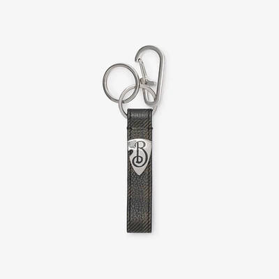 B Shield Charm in Slate - Men | Burberry® Official