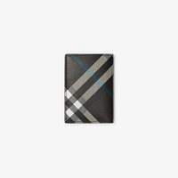 Check Folding Card Case in Snug - Men, Cotton, Nylon | Burberry® Official