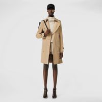 The Mid-length Kensington Heritage Trench Coat Honey