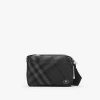 Slim Grid Crossbody Bag in Charcoal - Men, Nylon, Technical | Burberry® Official