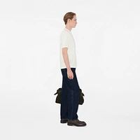 EKD Badge Cotton T-shirt in Chalk - Men | Burberry® Official