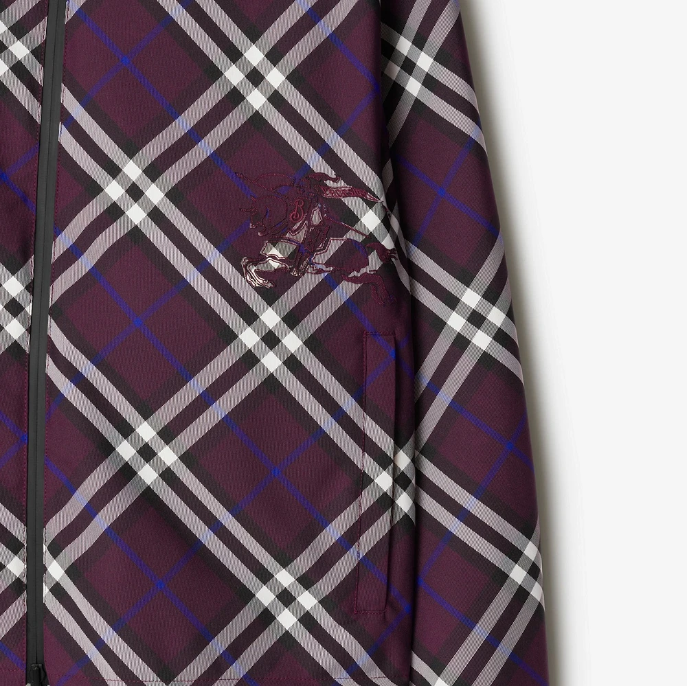 Reversible Check Jacket in Pansy - Men | Burberry® Official