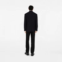 Wool Tailored Jacket in Black - Men | Burberry® Official