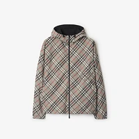 Reversible Check Jacket in Mauve grey - Men | Burberry® Official