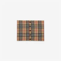 Vintage Check Cashmere Snood in Archive beige - Children | Burberry® Official