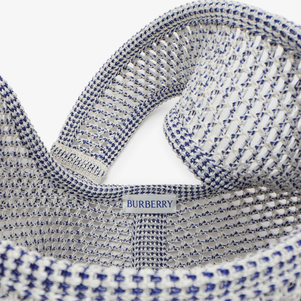 EKD Crochet Bag in White | Burberry® Official
