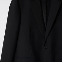 Wool Tailored Jacket in Black - Men | Burberry® Official