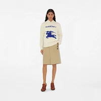 EKD Wool Cashmere Sweater in Off white - Women | Burberry® Official