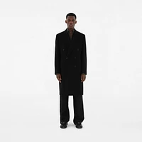 Wool Tailored Coat in Black - Men | Burberry® Official