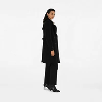 Mid-length Chelsea Heritage Trench Coat in Black - Women | Burberry® Official