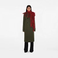 Skinny Check Wool Scarf in Loch | Burberry® Official