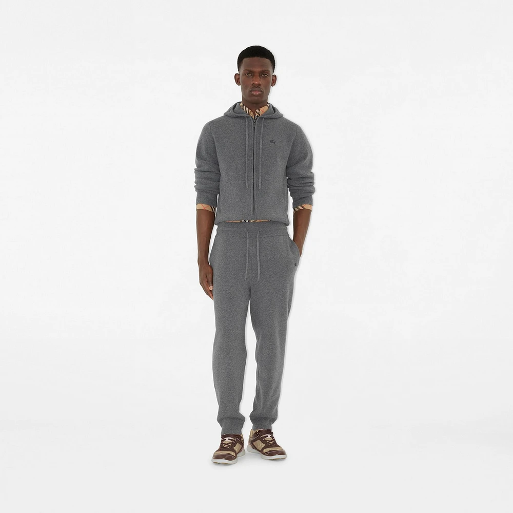 Cashmere Blend Jogging Pants in Grey - Men | Burberry® Official