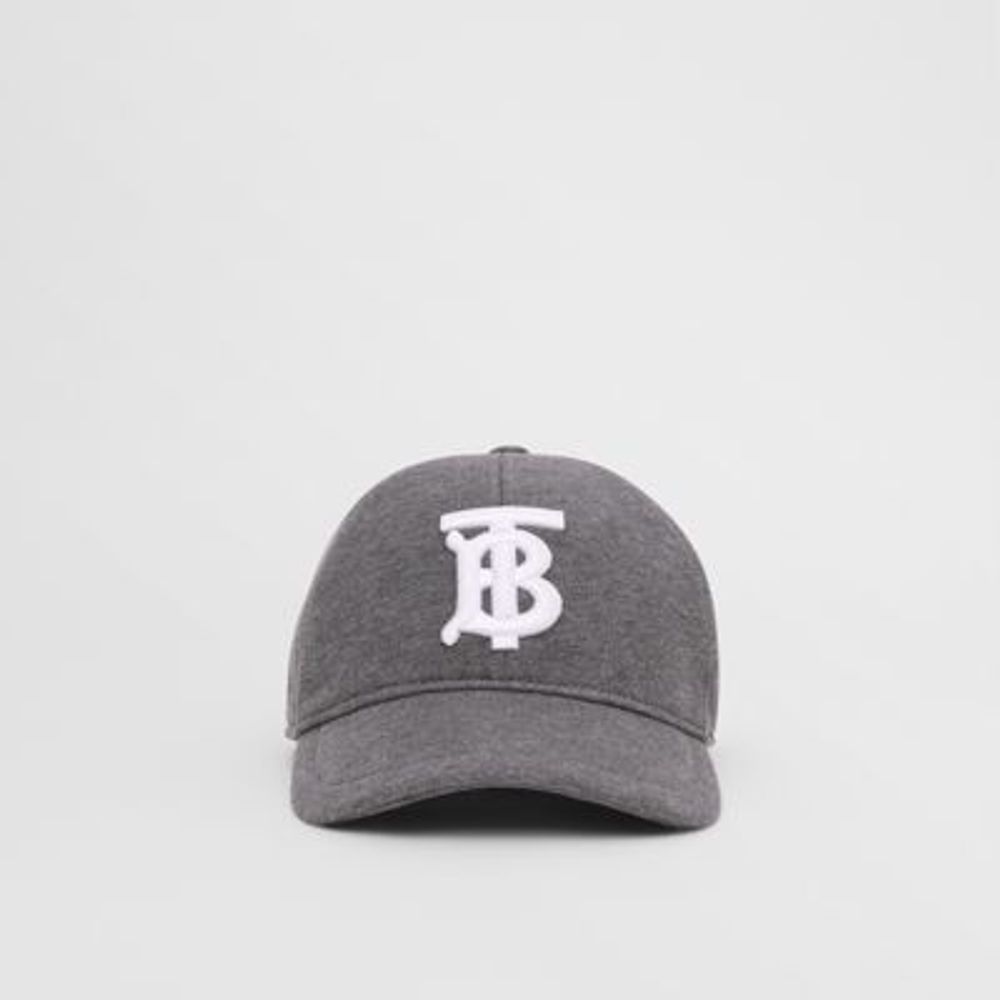 Monogram Motif Jersey Baseball Cap Dark Charcoal | Burberry United States
