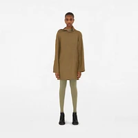 Ribbed Wool Blend Tights in Flax | Burberry® Official