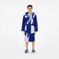 EKD Cotton Robe in Knight | Burberry® Official