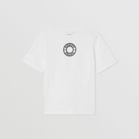 Logo Graphic Cotton T-shirt White | Burberry® Official