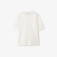 EKD Cotton T-shirt in Rain - Women | Burberry® Official