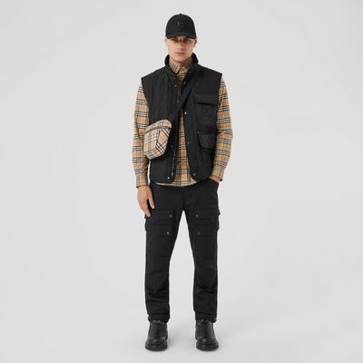 Diamond Quilted Thermoregulated Gilet Black - Men | Burberry® Official
