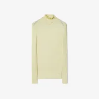 Scarf Rib Knit Sweater in Sherbet - Women | Burberry® Official