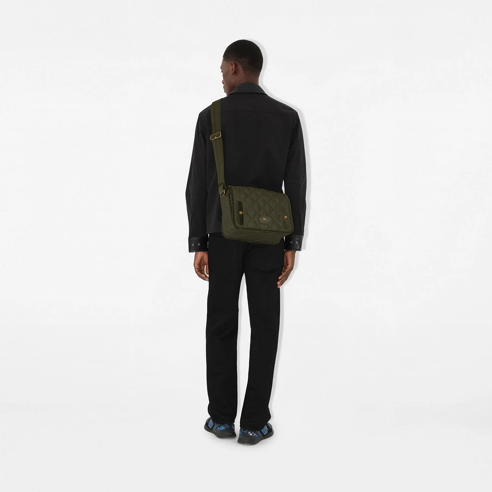 Clifton Messenger Bag​ in Shale - Men, Nylon | Burberry® Official