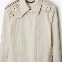 Bonded Cotton Trench Jacket in Sail - Men | Burberry® Official