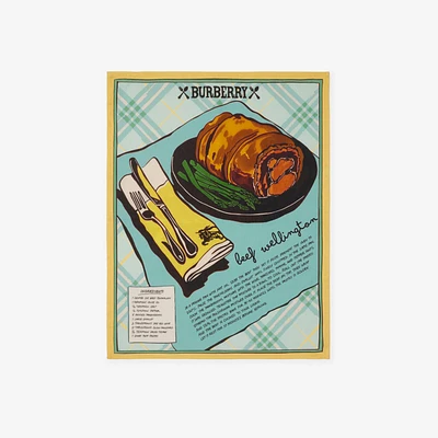 Recipe Tea Towel Set in Mint | Burberry® Official