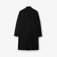 Wool Tailored Coat in Black - Men | Burberry® Official