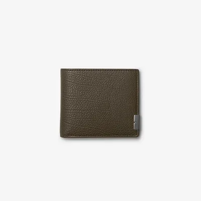 B Cut Bifold Wallet in Military - Men | Burberry® Official