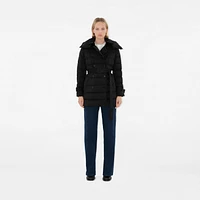 Short Nylon Puffer Coat in Black - Women | Burberry® Official