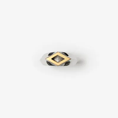 Hollow Ring in Silver/gold - Women | Burberry® Official