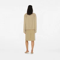 Cotton Jacket in Beige - Women, Nylon, Technical | Burberry® Official