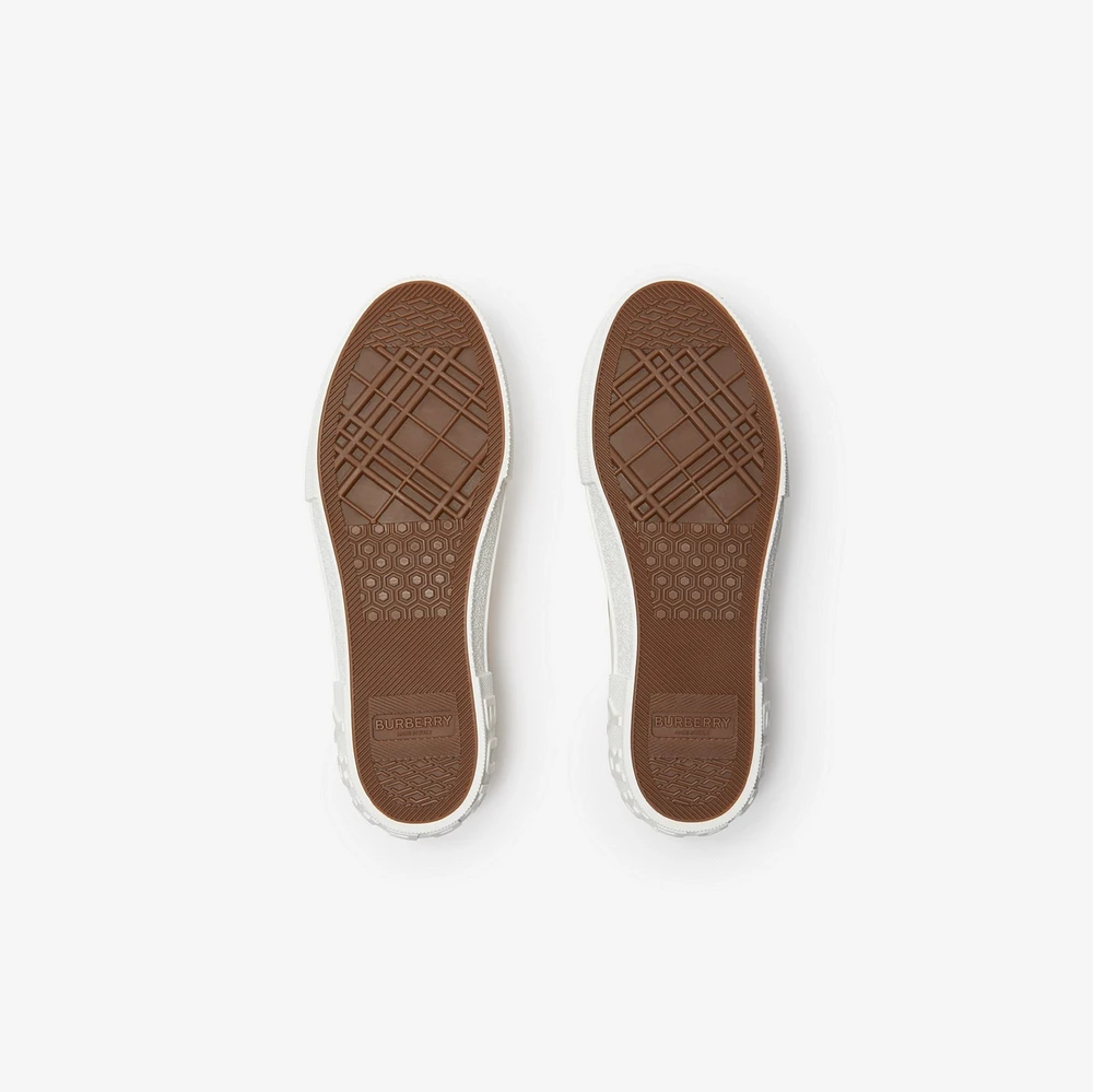 Check Sneakers in Teacup - Women, Nylon | Burberry® Official