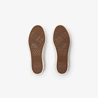 Check Sneakers in Teacup - Women, Nylon | Burberry® Official