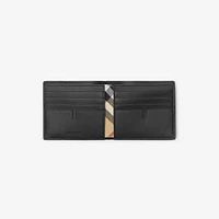 Cotswolds Bifold Wallet​ in Black - Men, Leather | Burberry® Official